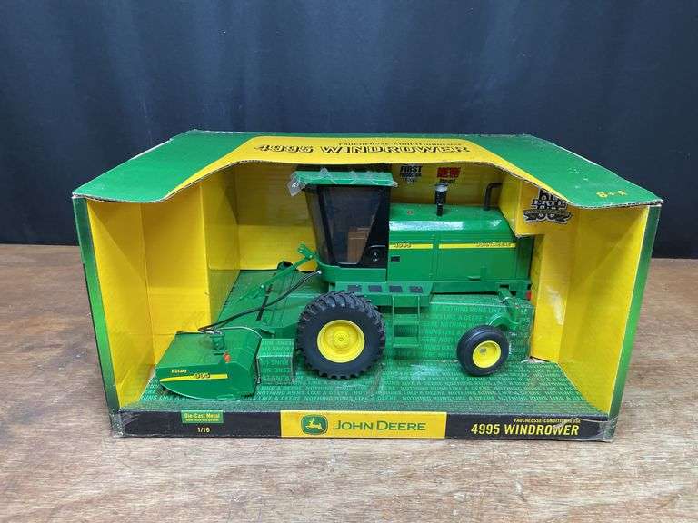 1/16 John Deere 4995 Windrower NIB Ertl image