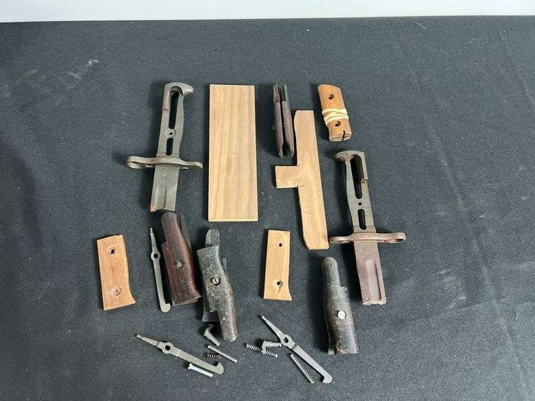 Lot of M1 Garand Bayonet/Scabbard Parts image