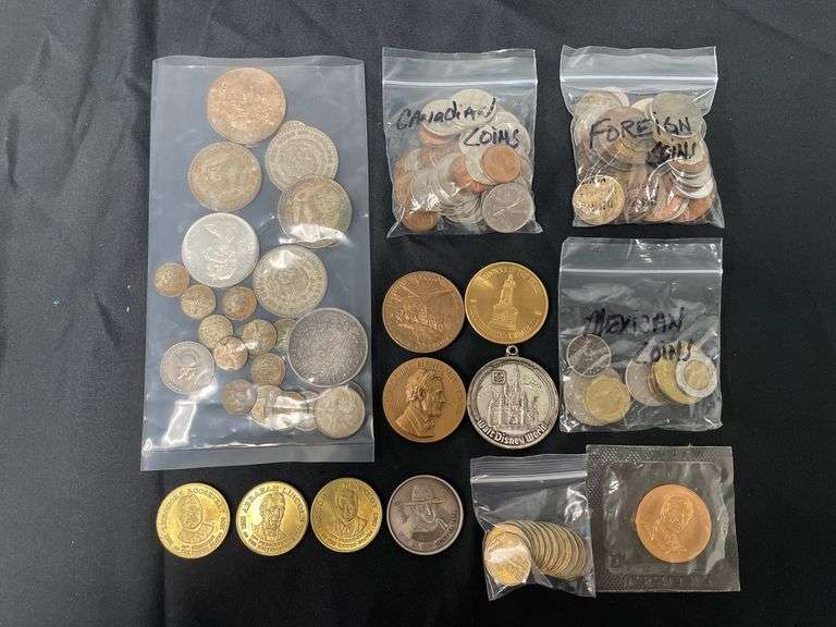 Token and Foreign Coin Grab Bag image