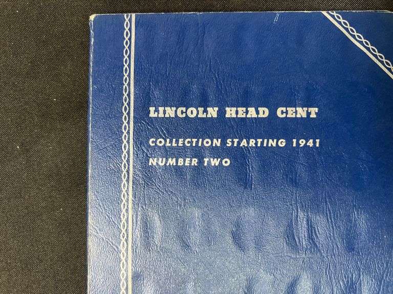 Lincoln Head Cents Collection in Blue Book