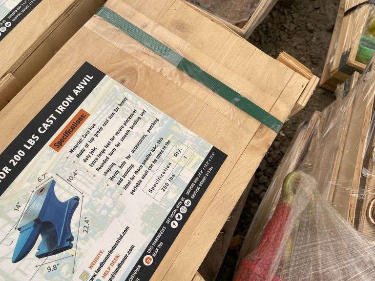 200 lbs Cast Iron Anvil