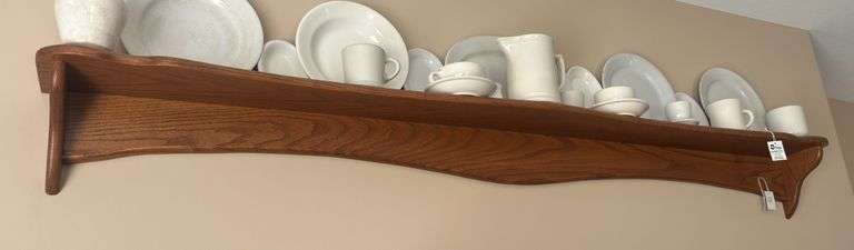 Wooden Decorative Wall Shelf image