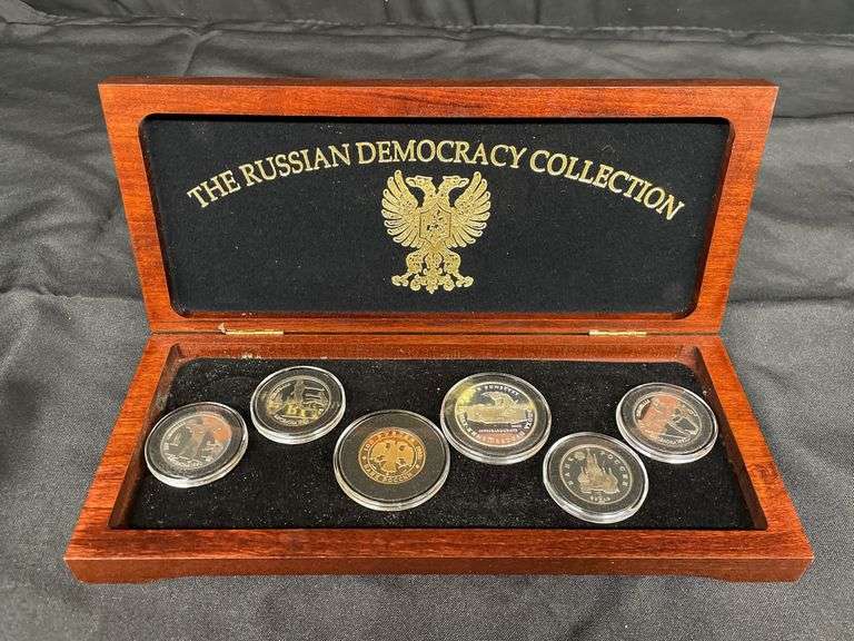 Russian Democracy Collection Presentation Coin Set image
