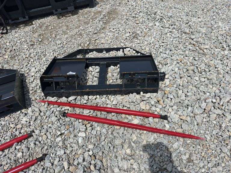 Skid Steer Bale Spear Attachment