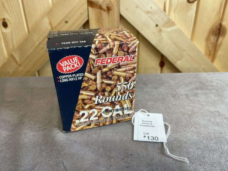 550 Rounds Federal 36 Gr. HP .22 LR image