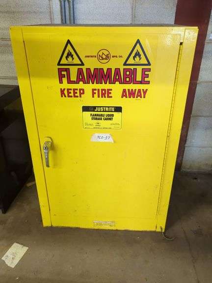 Justrite Fire Cabinet - 35" x 23" x 18"