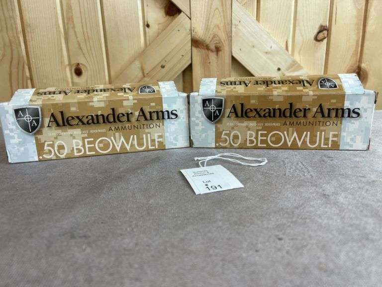 2 Boxes Alexander Arms  .50 Beowulf image
