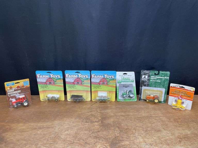 (7) 1/64 Tractors + Implements NIB image