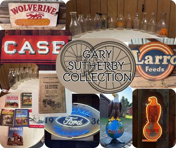 Gary Sutherby Signs, Literature and Milk Bottles
