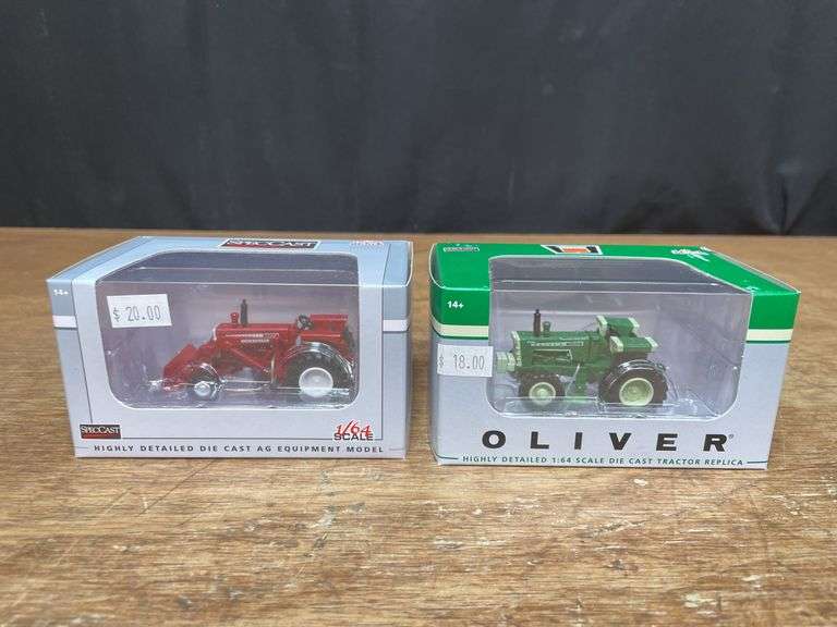 (2) 1/64 Oliver 1955 + Cockshutt 1750 NIB SC image