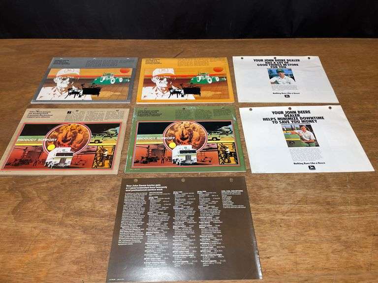 (7) John Deere Sales Literature