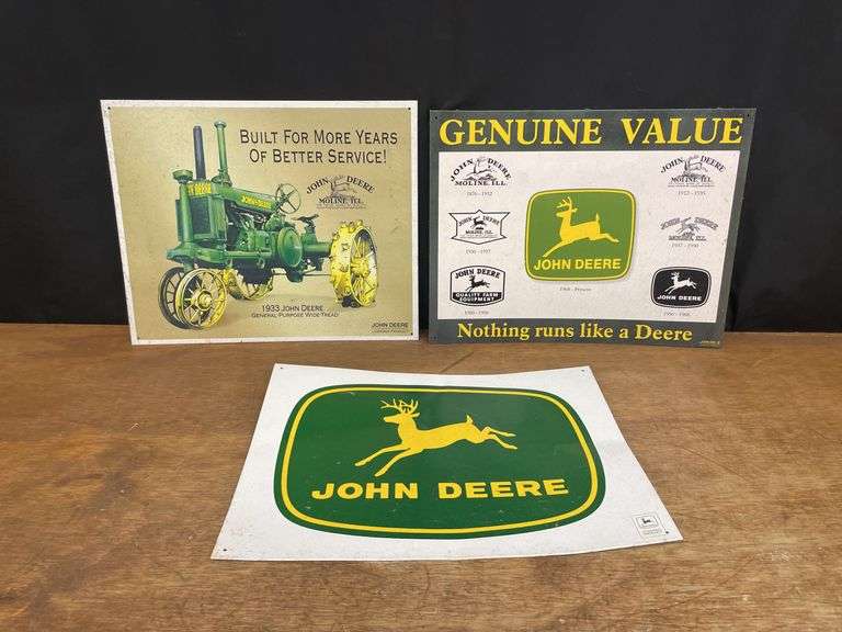 (3) John Deere SST Signs image