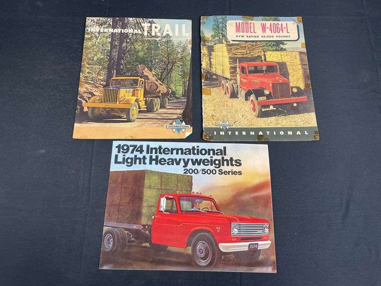 (3) International Truck Sales Literature image