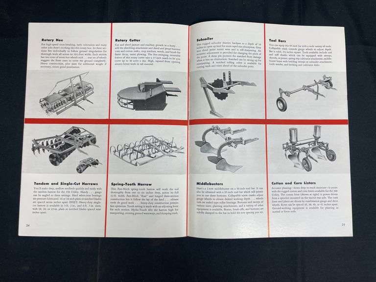 (2) IH Farmall 350 Tractor Sales Literature