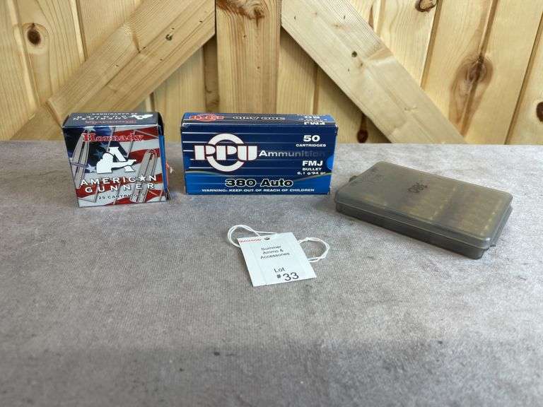 3 Boxes Hornady, PPU & Misc. 90 & 96 Gr. 380 ACP image
