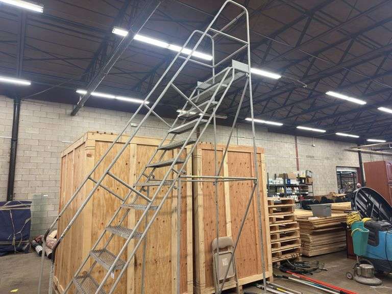 15 ft Steel Rolling Ladder