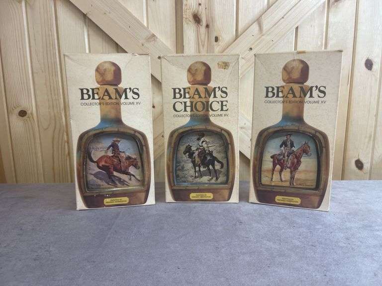 Collectible Jim Beam Distillery Whiskey Bottles image