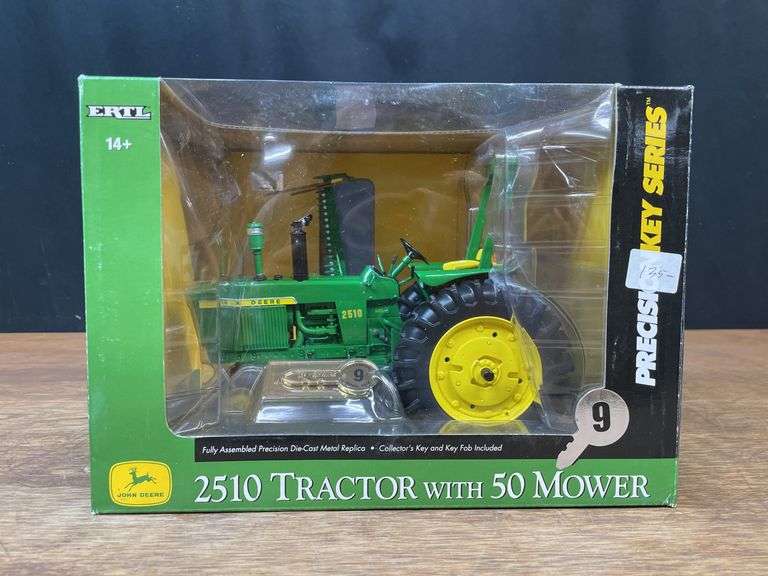 1/16 John Deere 2510 w/Mower Precision Key NIB Ertl image
