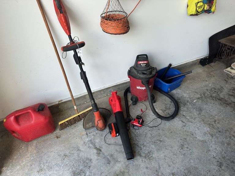 Battery Weed Eater and Blower image