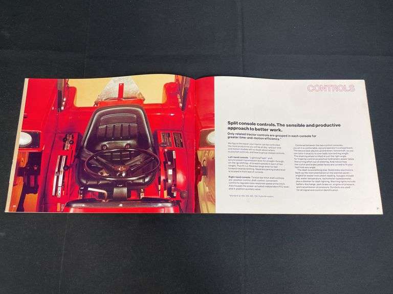 (4) IH 84 Series Tractor Sales Literature