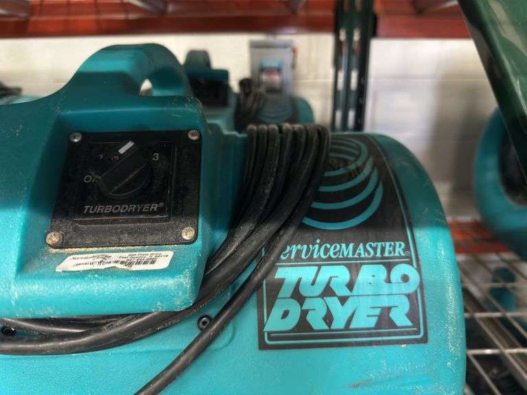 (2) Service Master Turbo Dryers