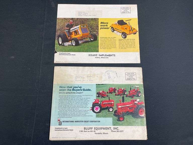 (2) 1971 IH Farm Equipment Buyers Guide