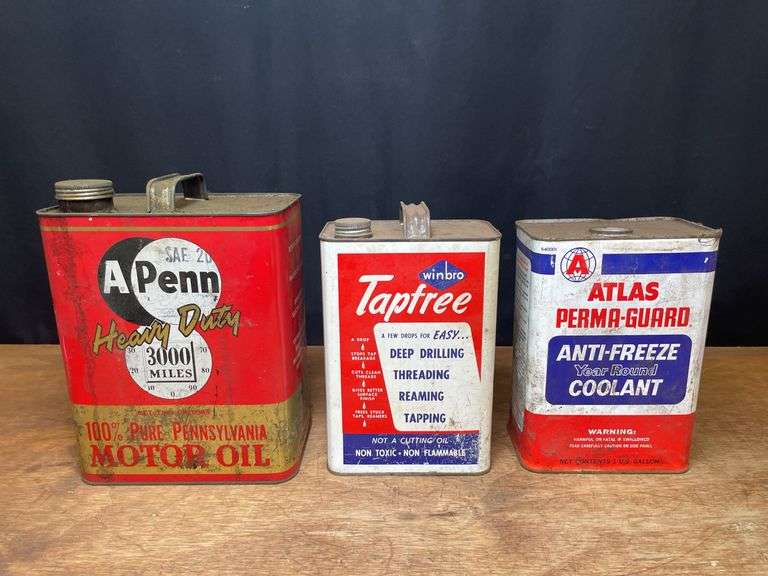 (3) Oil + Anti-Freeze Cans image