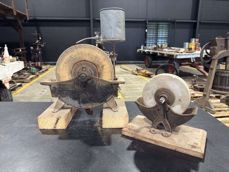 Two Wet Stone Grinders image