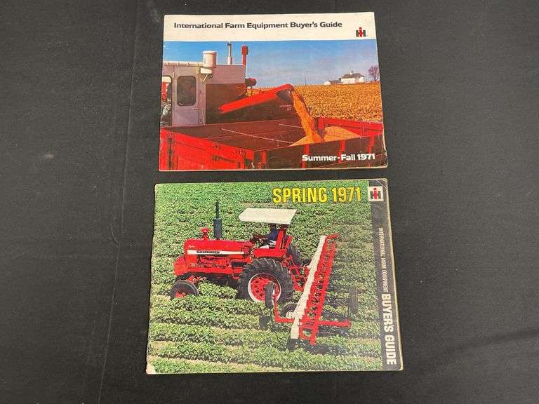 (2) 1971 IH Farm Equipment Buyers Guide image