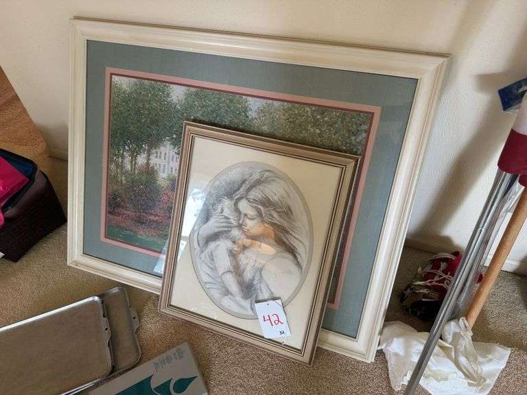 2 Large Picture Frames