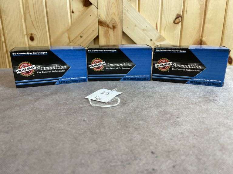 3 Boxes/150 Rounds Black Hills 50 & 55 Gr. V-Max & FMJ .223 Remington image