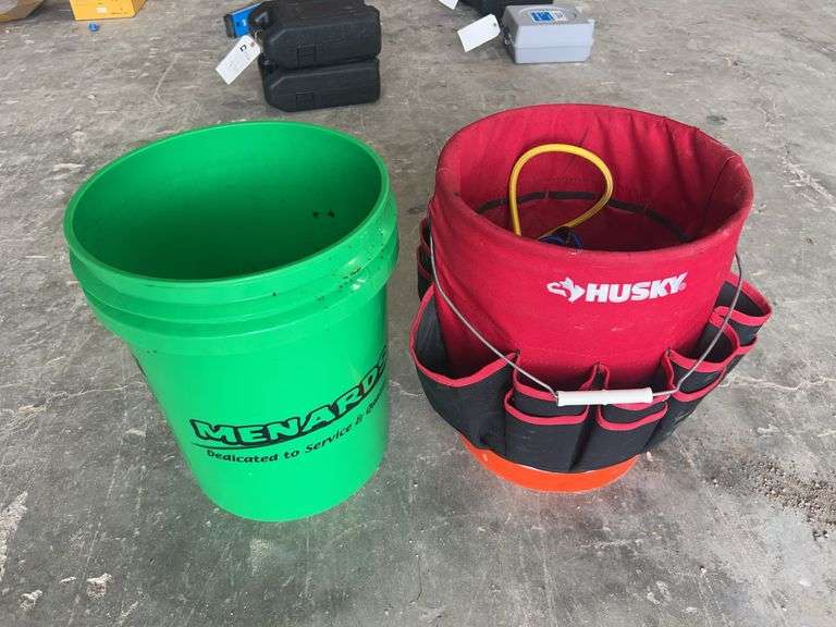 Buckets, Bungee Straps, and Angle Finders image