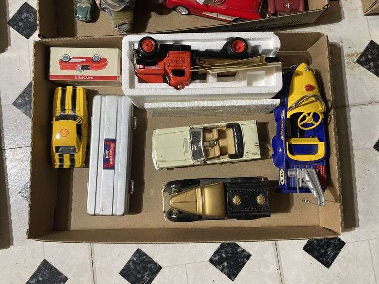 Flats of Scale Model Cars
