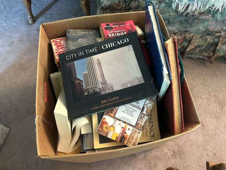 Large Box of Assorted Books