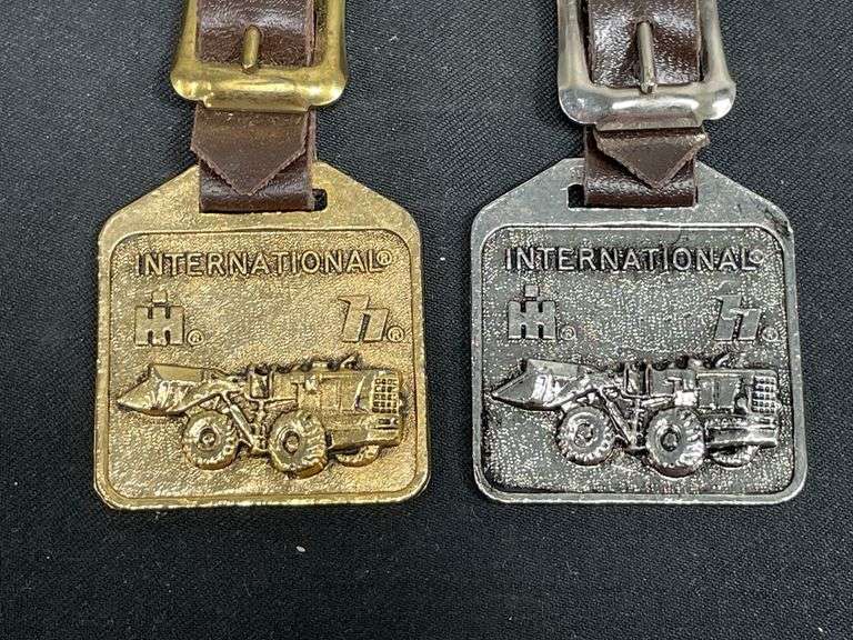 (2) IH Hough Pay Loader Watch Fobs