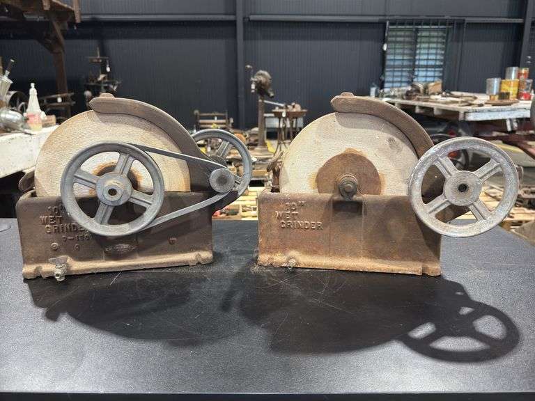 Two Wet Stone Grinders image