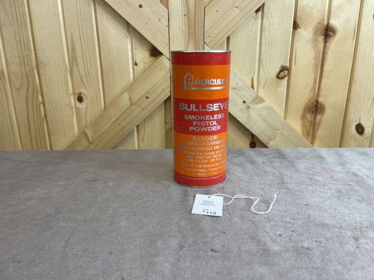 1 Canister Hercules Bullseye Smokeless Pistol Powder image