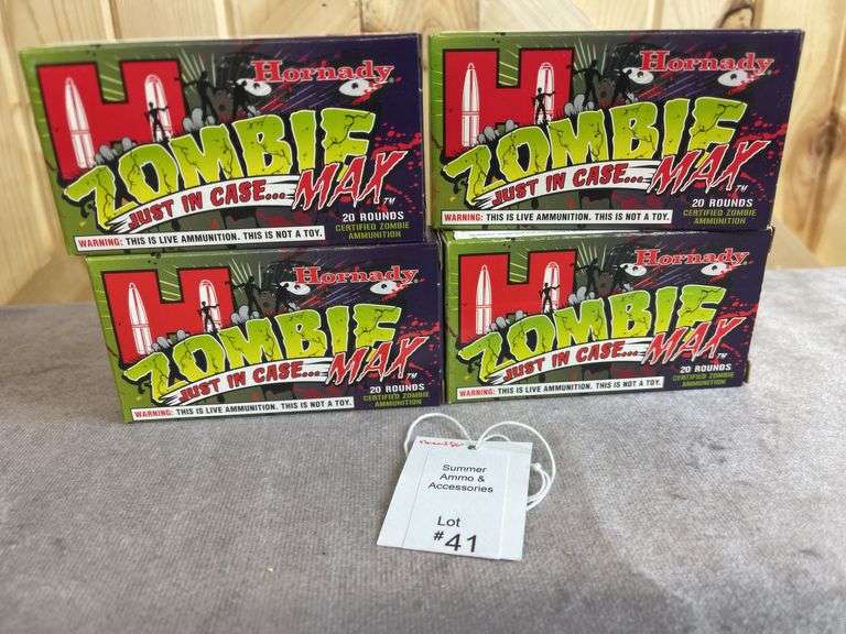 Rare! 4 Boxes Hornady ZombieMax 55 Gr. ZMax  .223 image