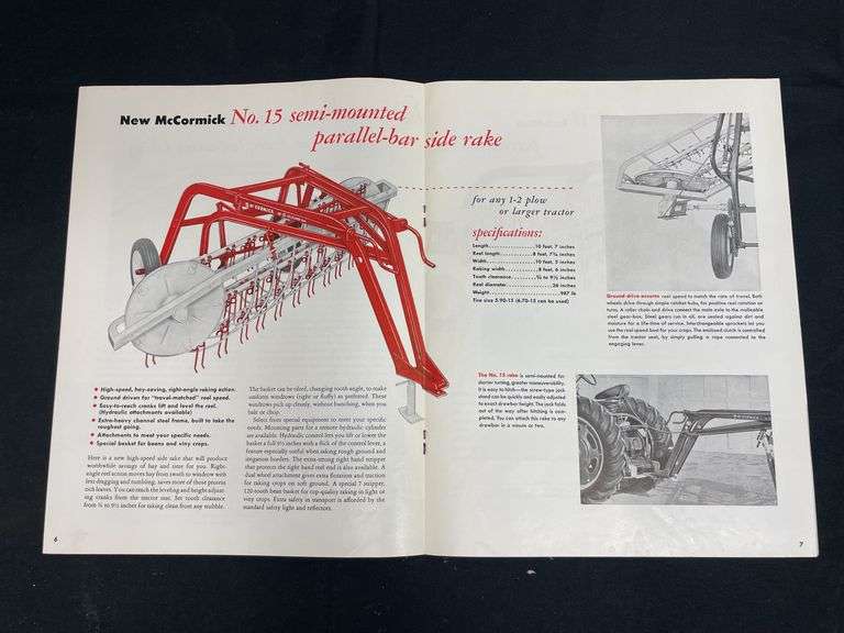 (10) IH Sales Literature