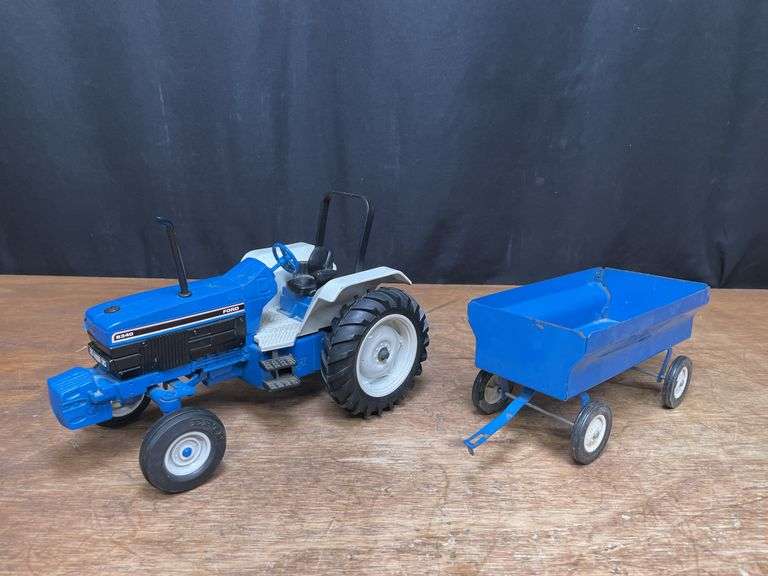 (2) 1/16 Ford 8340 + Wagon Ertl image
