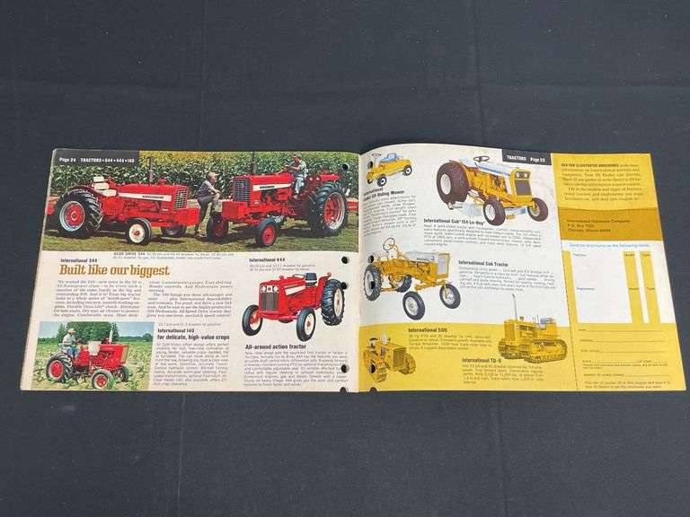 (2) 1969 IH Farm Equipment Buyers Guide