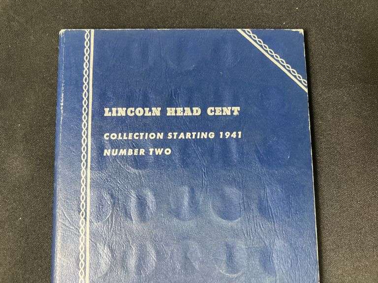 Lincoln Head Cent Collection in Blue Book