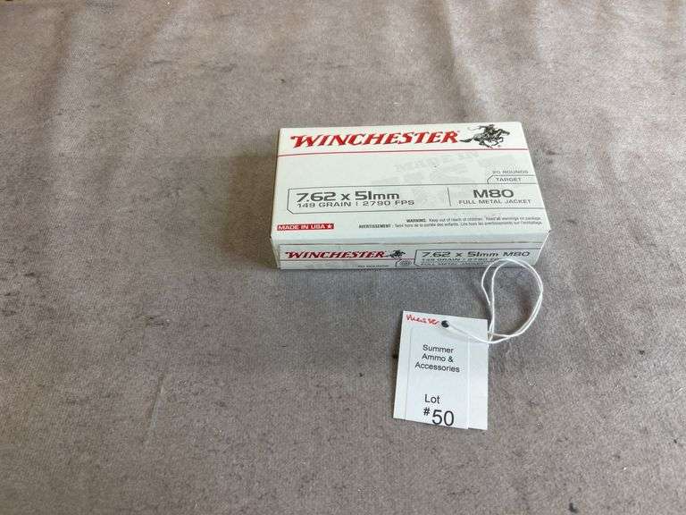 1 Box Winchester 149 Gr. FMJ 7.62X51 image
