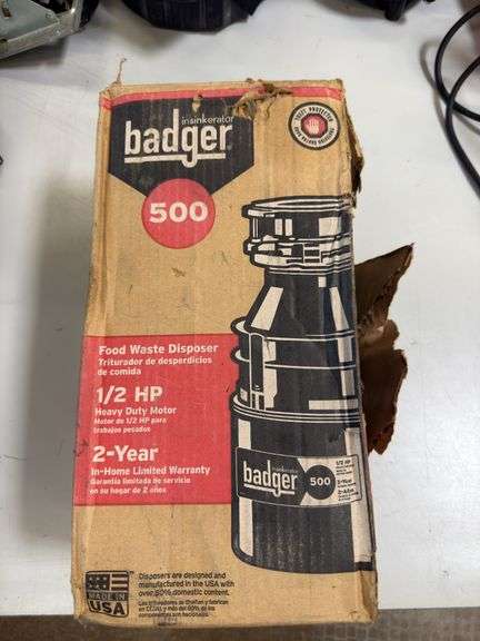 Badger 500 Waste Disposer 1/2 HP