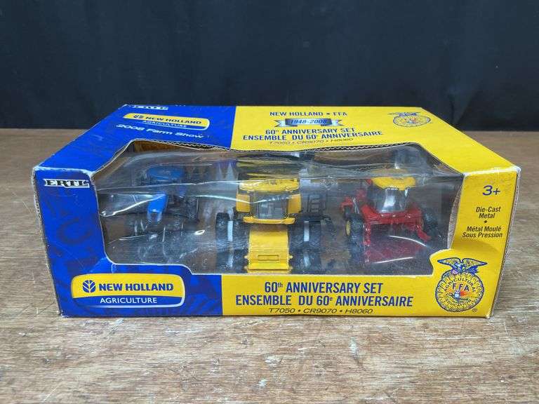 1/64 New Holland 60th Anniversary Set NIB Ertl image