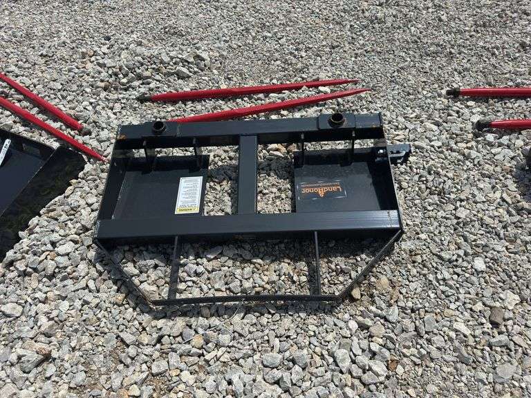 Skid Steer Bale Fork Attachment