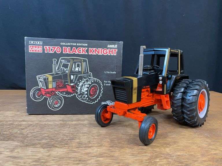 1/16 Case 1170 Black Knight Collector NIB Ertl image