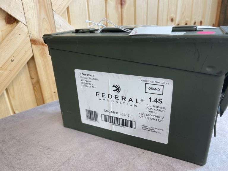 Federal 5.56 Ball XM193 With Metal Canister image