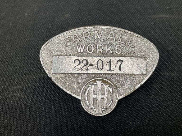 IHC Farmall Works Employee Badge