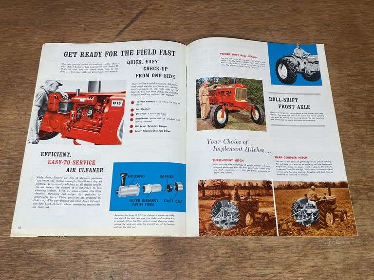 (3) Allis Chalmers Sales Literature